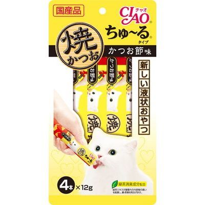 CIAO 糊仔小食 4條裝 - 烤鰹魚 & 木魚乾