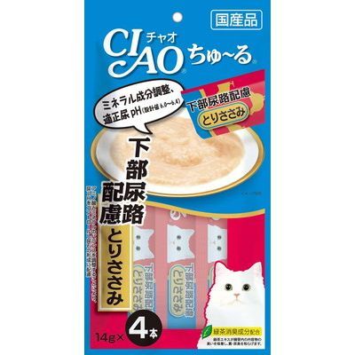 CIAO 糊仔小食 4條裝 - 雞肉 (下部尿路配方)