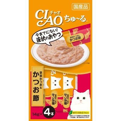 CIAO 糊仔小食 4條裝 - 金鮪魚 & 木魚乾味