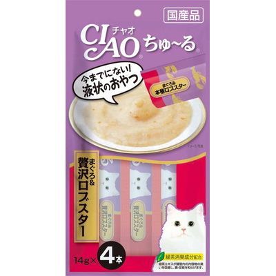 CIAO 糊仔小食 4條裝 - 金鮪魚 & 贅沢金鮪魚味