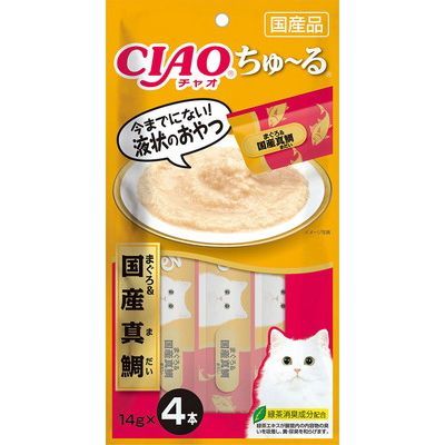 CIAO 糊仔小食 4條裝 - 金鮪魚 & 金鮪魚乾味