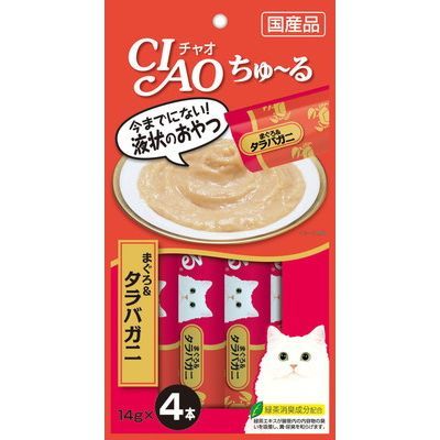 CIAO 糊仔小食 4條裝 - 金鮪魚 & 鱈場蟹肉
