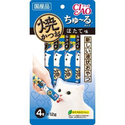 CIAO 糊仔小食 4條裝 - 烤鰹魚 & 帆立貝