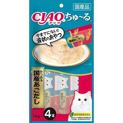 CIAO 糊仔小食 4條裝 - 鰹魚味