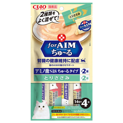 CIAO 糊仔小食 4條裝 - for AIM腎臟健康維持配配 氨基酸S18雞肉味