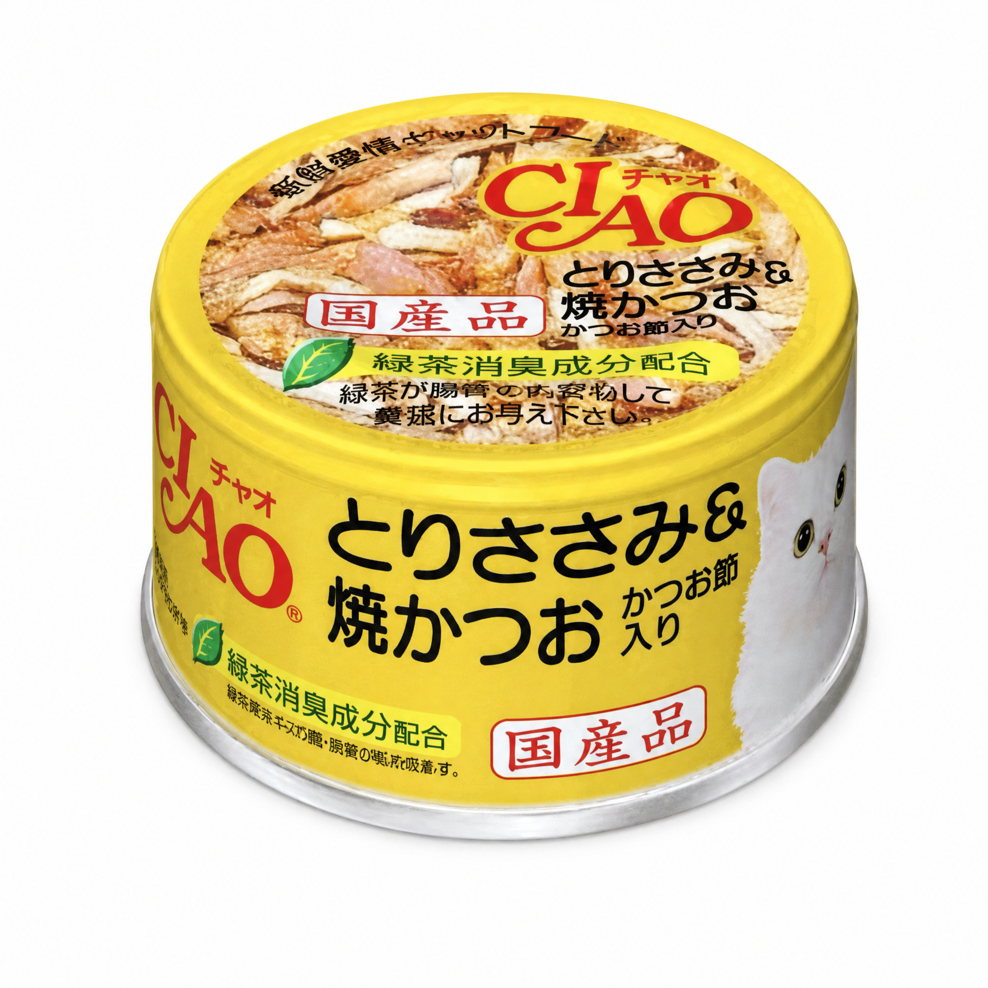 雞肉烤鰹魚柴魚片貓罐頭