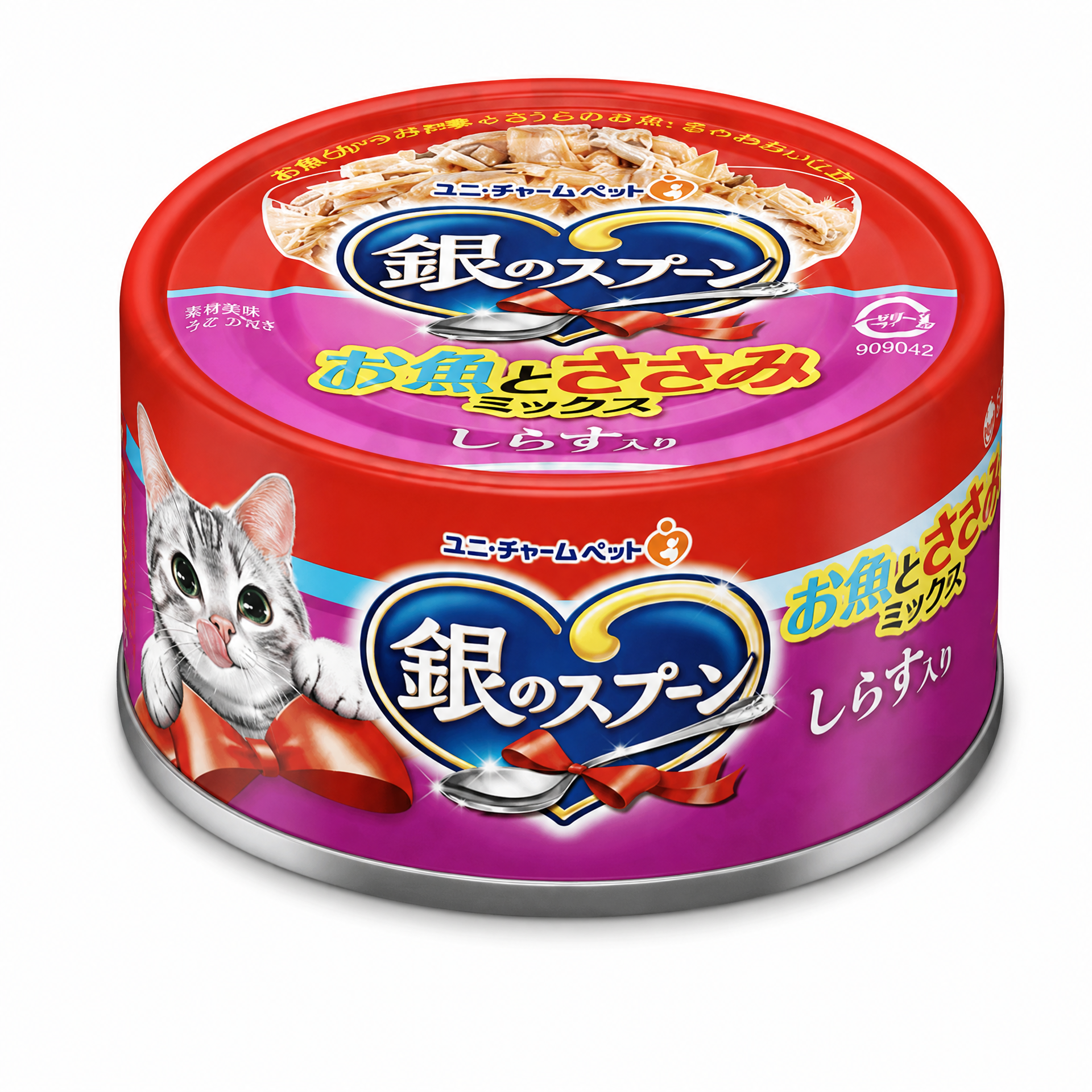 銀之匙 魚肉雞胸肉吻仔魚貓罐頭 70g