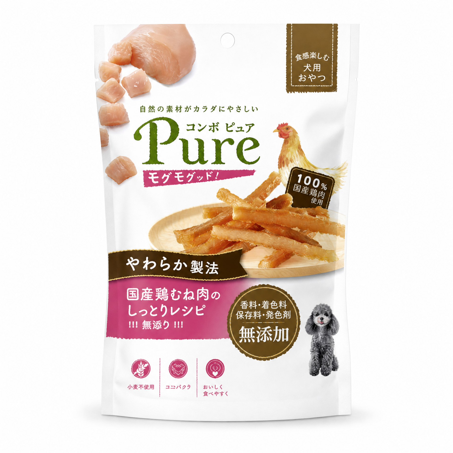 COMBO Pure 香嫩雞胸肉絲狗狗小食 50g