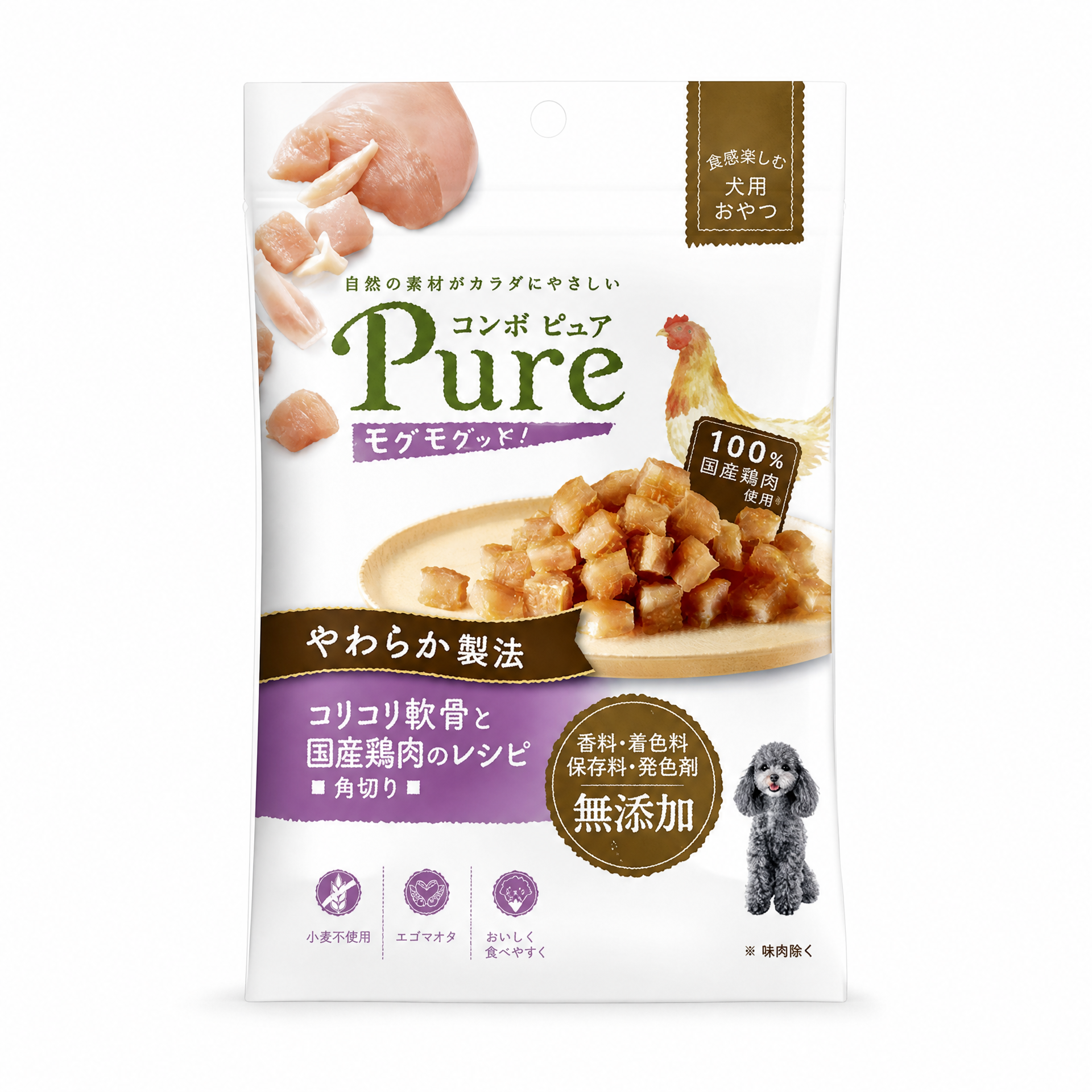 COMBO Pure 雞肉軟骨切塊狗狗小食 50g