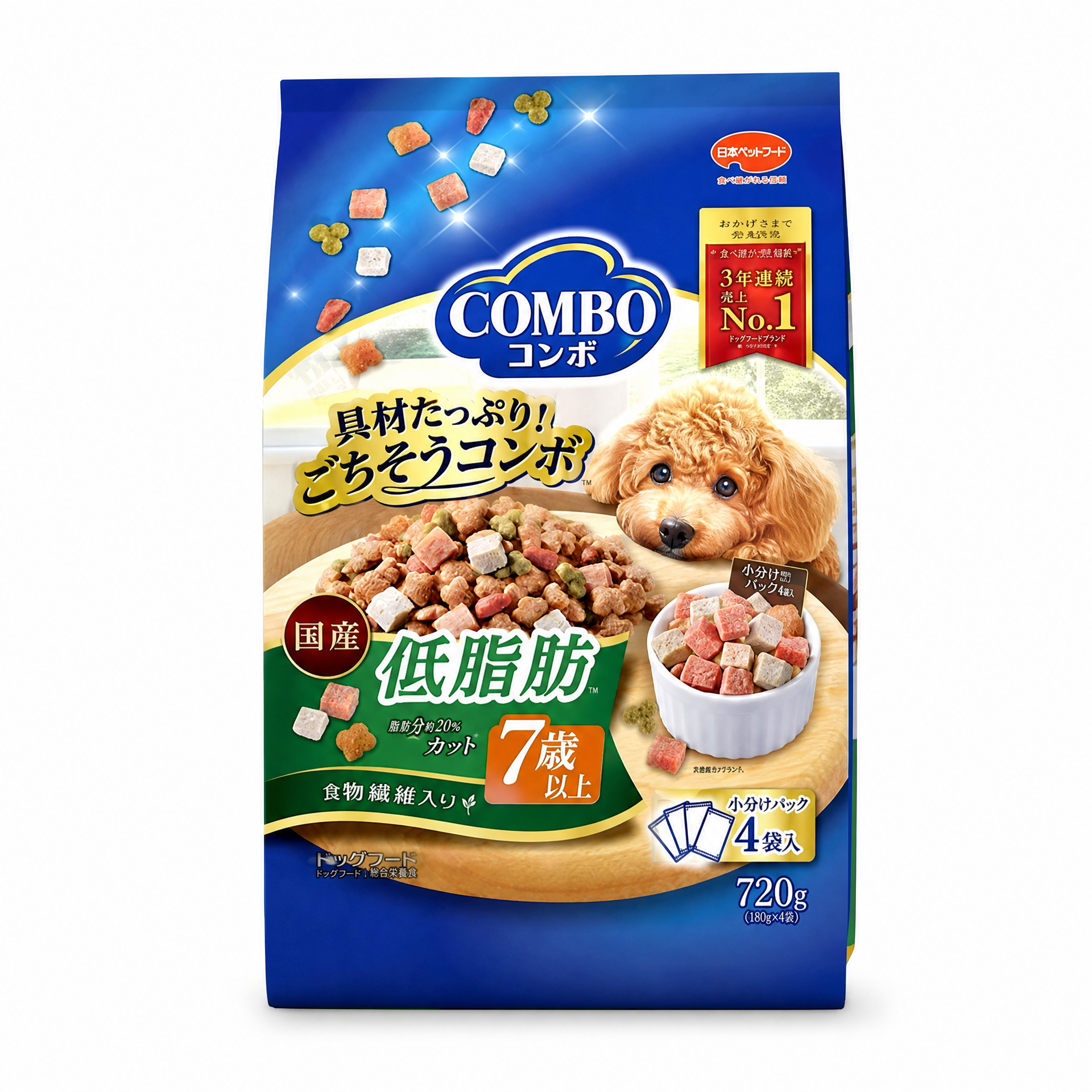 COMBO 低脂 7歲以上狗狗乾糧 720g