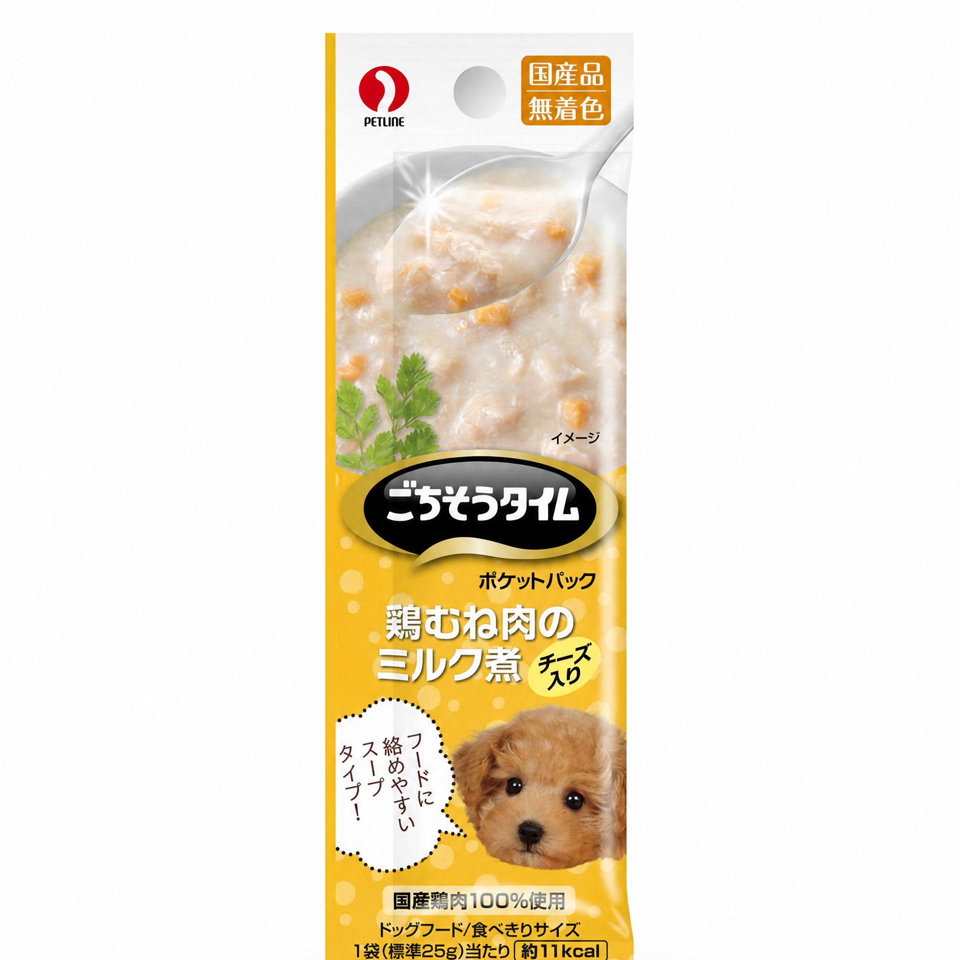 PETLINE 盛宴時光 雞胸肉牛奶燉芝士包 25g×4